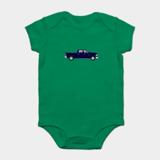Blue pickup truck Baby Bodysuit